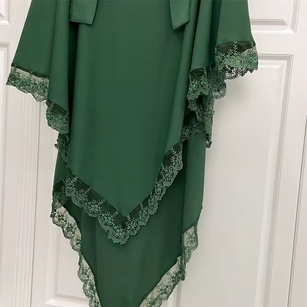 Elegantes Spitzendesign-Kopftuch - Vielseitig und Stilvoll