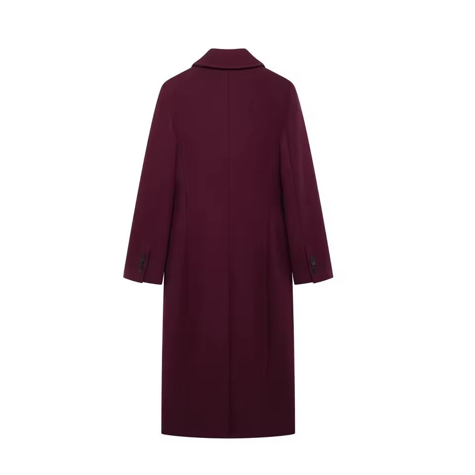 Elegance Long Wool Coat