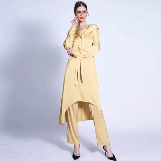 Satin Lounge Set Elara