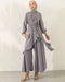 Zweiteiliger Jumpsuit in Grau  Elegante Modest Fashion
