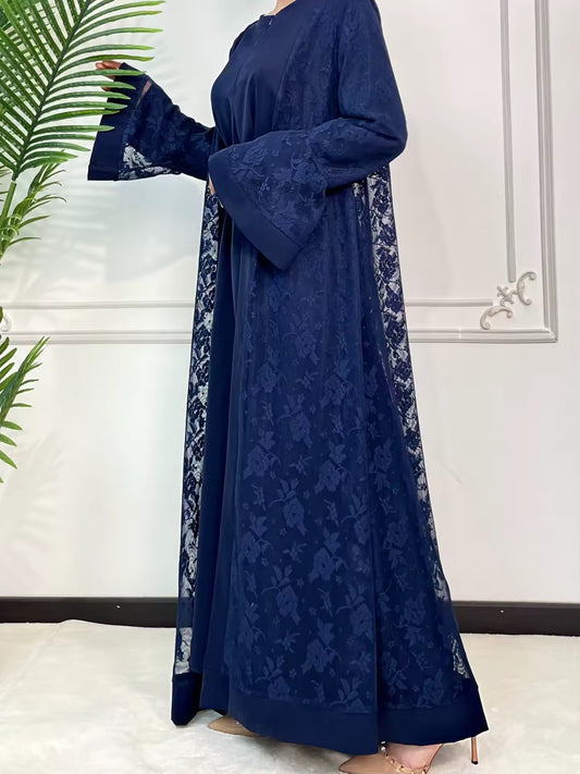 Elegante Spitzen-Abaya Sophia