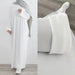 Abaya Elegance Flow Leichtes Maxikleid mit weitem Schnitt
