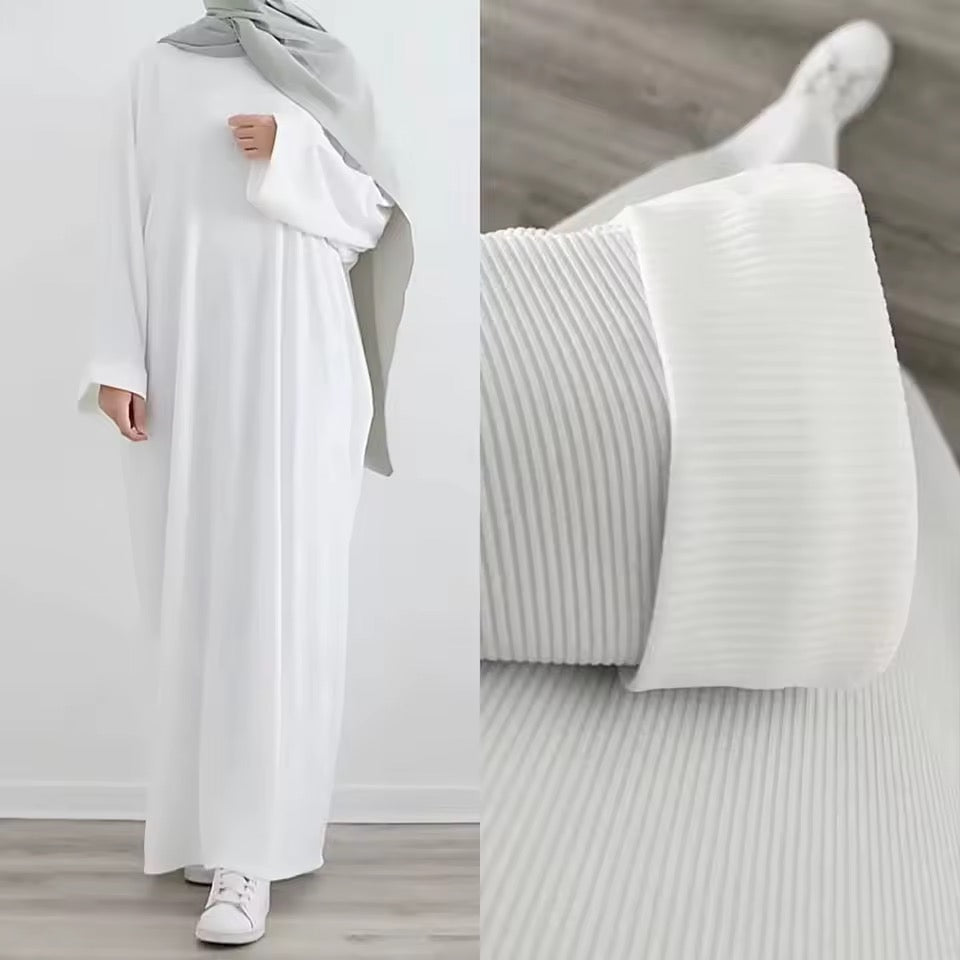 Abaya Elegance Flow Leichtes Maxikleid mit weitem Schnitt