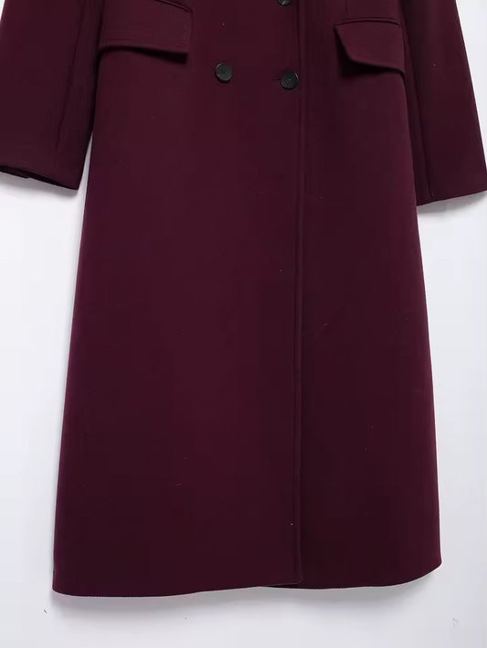 Elegance Long Wool Coat