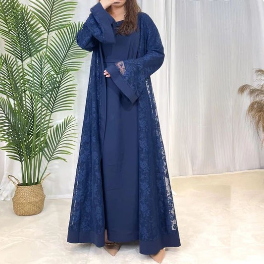Elegante Spitzen-Abaya Sophia