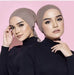 Bequeme und elegante Kopfbedeckung Stylische Krawatten Hijab Mützen