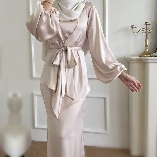 Eleganza Maxikleid Sommerlicher Beach-Look in Mintgrün