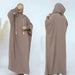 Premium Khimar Abaya mit Quasten – Beige oder Grün