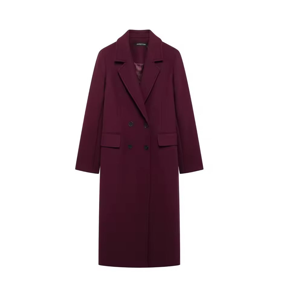 Elegance Long Wool Coat