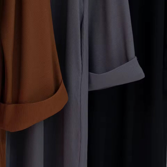 Abaya Elegance Flow Leichtes Maxikleid mit weitem Schnitt