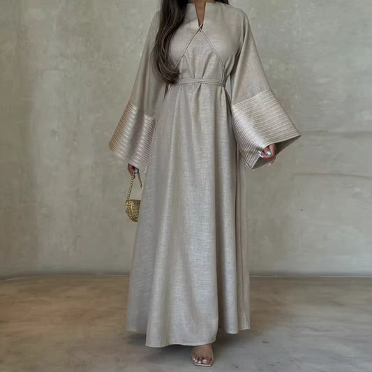 Kaftan Eleganza Maxikleid mit Statement-Ärmeln