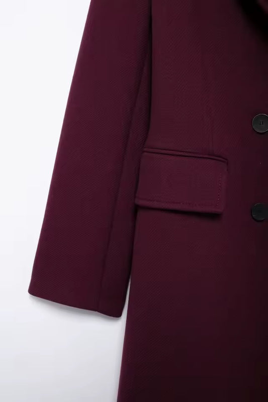 Elegance Long Wool Coat