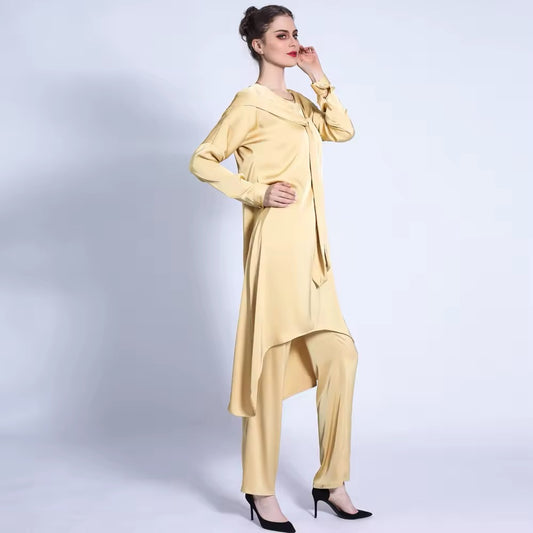 Satin Lounge Set Elara