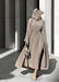 Elegante Damen-Abaya mit Perlendetails