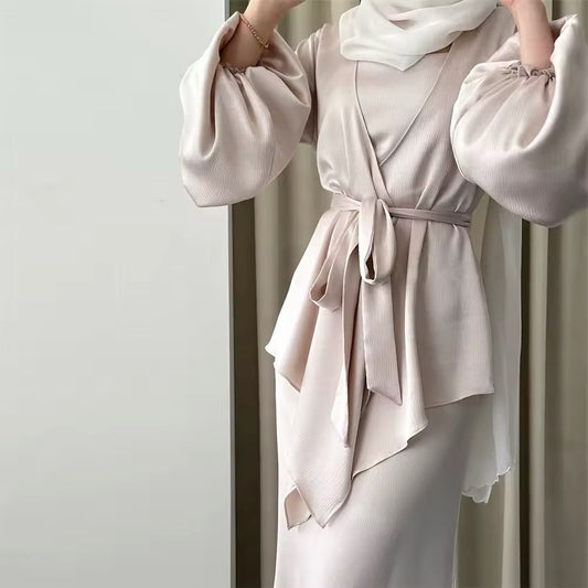 Eleganza Maxikleid Sommerlicher Beach-Look in Mintgrün