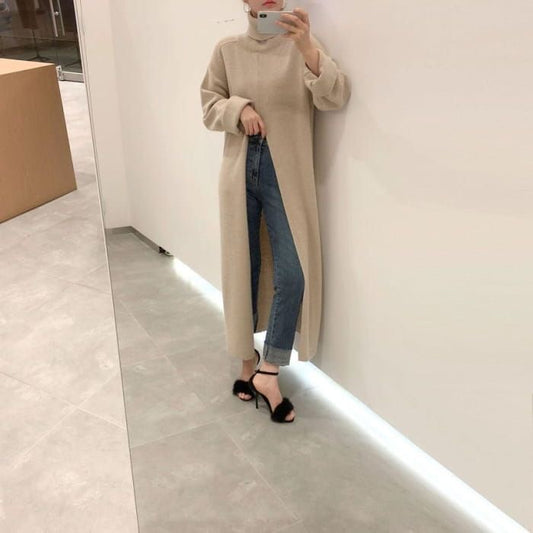 Elegant Flow Langer Cardigan