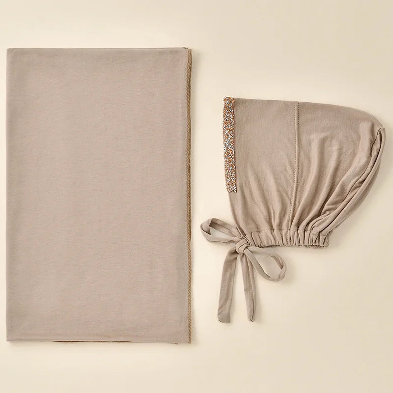 Diamond jersey hijab set