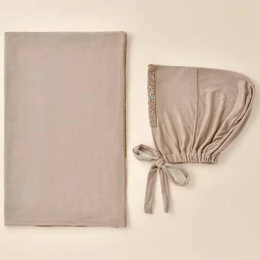 Diamond jersey hijab set