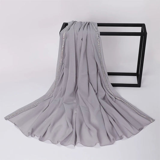 Pearl chiffon hijab