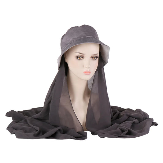 Instant hijab cap
