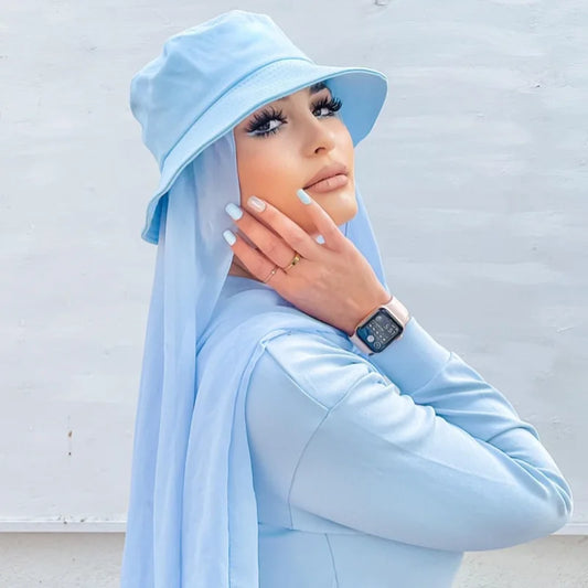 Instant hijab cap