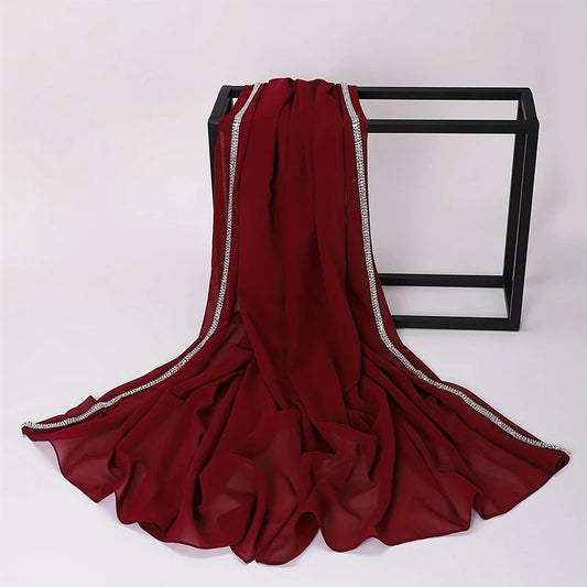 Pearl chiffon hijab
