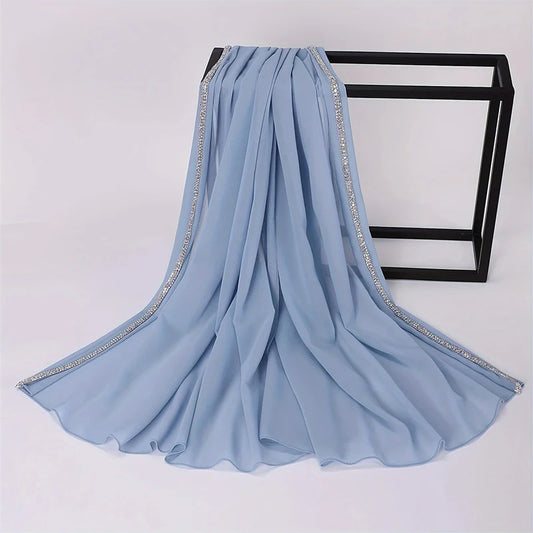Pearl chiffon hijab