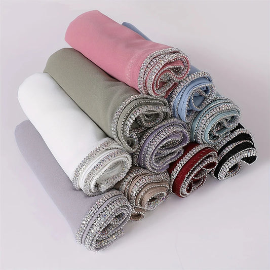 Pearl chiffon hijab