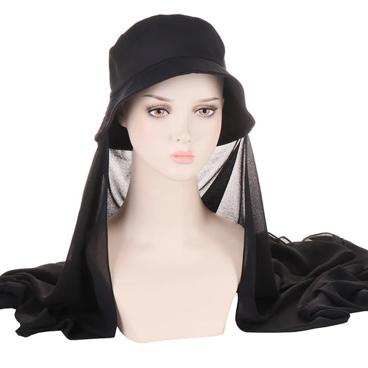 Instant hijab cap