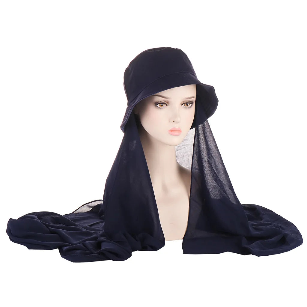 Instant hijab cap