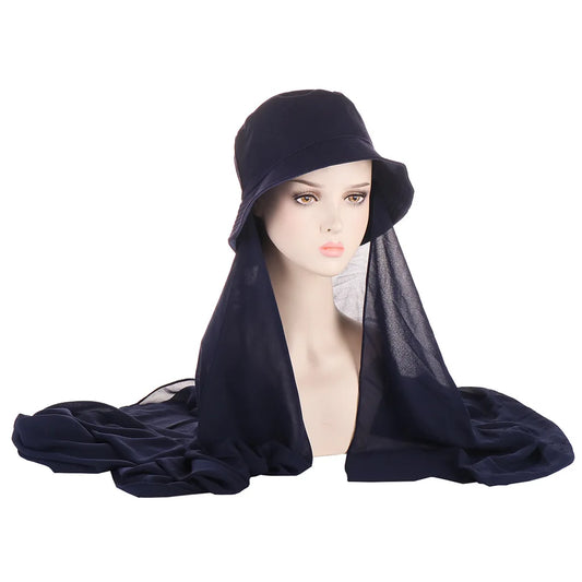 Instant hijab cap