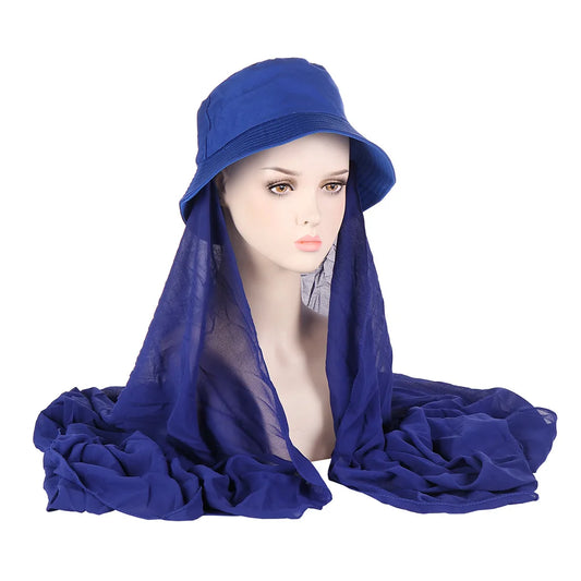 Instant hijab cap