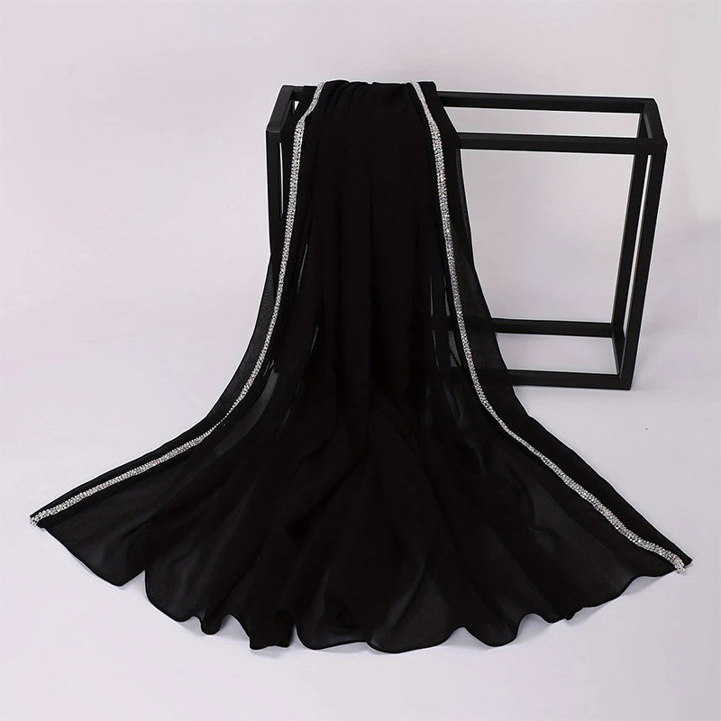 Pearl chiffon hijab