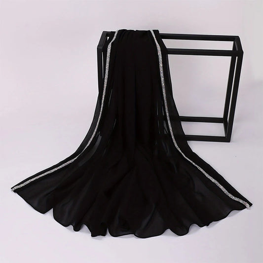 Pearl chiffon hijab