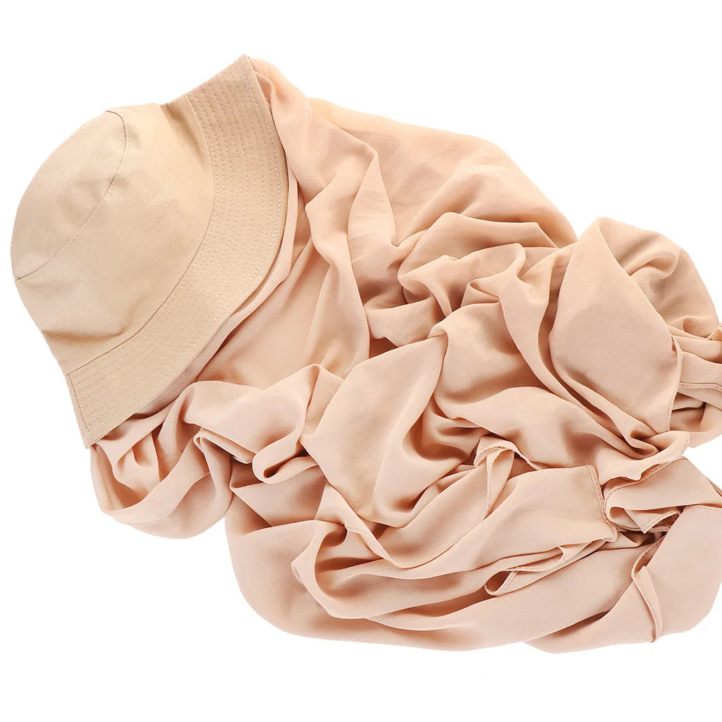 Instant hijab cap