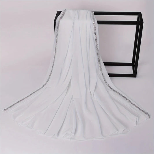 Pearl chiffon hijab