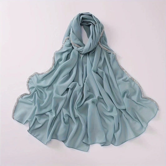 Pearl chiffon hijab