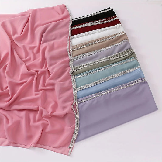 Pearl chiffon hijab