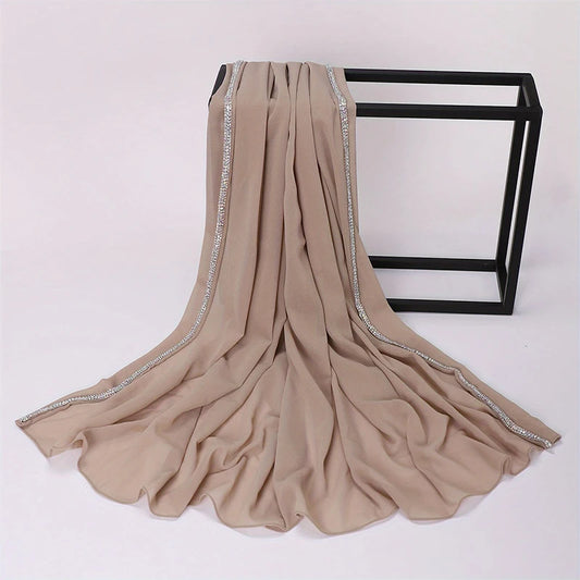 Pearl chiffon hijab
